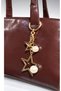 Women's Charm Detailed Baguette Shoulder Bag - 4