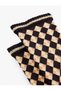 Diamond Patterned Socket Socks - 3