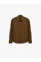 Regular Fit Viscose Blended Classic Collar Buttoned Long Sleeve Shirt