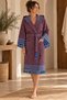 Kora 100% Cotton Peshtemal Bathrobe & Morning Gown