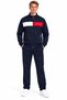 Men's Stand Collar Sporty Detailed Tracksuit Set Navy Blue-9546