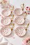 Kiraz Model 6-Person 12-Piece Luxury Tea Set - 2