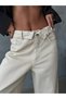 Baggy Wide Leg Women's Jean Trousers 100% Cotton Low-Rise Wide-Leg - 3
