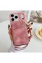 iPhone 18 Pro Max (6.9 Inch) Compatible Wallet Case with Stand and Lanyard, Lux Velvet Case