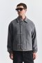 Relaxed Metal Decorated Button Coat - 3