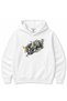 Deadly Roll – Flaming Skull Dice Dark Fantasy Streetwear Graphic Hoodie