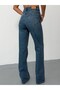 Women's High Waist Straight Cut Straight Wide Leg Jeans - 6