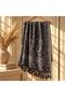 Flr-5032 Black Paisley Patterned Double-Sided Pashmina Shawl |   Eos Collective - 2