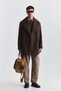 Wool Blended Double Breasted Coat