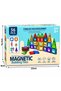 56 PCS Magnetic Building Tiles Set for Kids, Colourful Magnetic Construction Blocks, Educational STEM Learning Toys, Creative 3D Building Shapes & Castle Playset for Boys and Girls Ages 3+ - 6