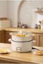 28 cm Electric Hot Pot with Steamer, Non-Stick Cooking Pot with Glass Lid - 3