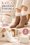 Women's Wool Winter Thick Terry Socks Thermal Socks Non-Elastic Boot Socks 4 Pairs - 4