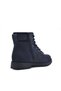 Rakerplus Griffon 8028-Ln1 Navy Blue Nubuck 100% Genuine Leather Zippered Boys' Boots - 4