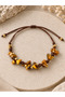 Tiger's Eye First Quality Natural Stone Staircase Covering Design Bracelet - 5