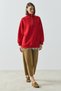 Alba Half Zipper Sweatshirt Red - 3