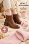 Women's Wool Winter Thick Terry Socks Thermal Socks Non-Elastic Boot Socks 4 Pairs - 3