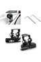 LED Light Bar Mounting Brackets, 2 Pack Universal Adjustable Hood LED Work Light Mount Bracket, With
