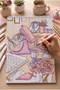A Little Break Coloring Book - 21X29.7 cm Coloring Book / for Children and Adults / Relaxing / Hobby / Stress Relief / Enjoyable Coloring Pages - 3
