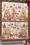 New Year Christmas Village Houses Glass Sticker Set Santa Claus Deer Window Display Ornament - 3