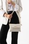 Women's Multi-Compartment Soft Crossbody Shoulder Bag with Snap Closure - 2
