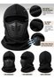 Unisex Breathable Fleece Inner Lined Biker Ski Cycling Mask - 7