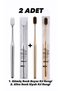 Luxury Design 2-Piece Special Manual Toothbrush Set |   Gold & Silver Body – Soft Bristles – Tse Approved (2 Pieces)