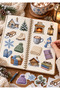 70 Pcs Winter Sticker Set – Winter Themed Agenda, Notebook, and Gift Wrapping Decoration Stickers Ybs0015 - 2