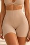 Women's High Waist Shaping Corset Shorts Laser Cut Seamless Leg Tummy Waist Firming Black - 2