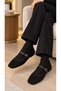 Women's Stone Detailed Stylish Flexible Comfortable Buckle Ballerinas - 5