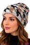 Women's Winter Soft Fuzzy Beanie Plush Textured Abstract Pattern Beanie Warm Keeping Autumn Winter Hat