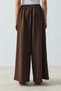 Oria Pleated Trousers Brown - 4