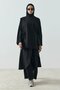 Elva Slit T-Shirt Black - 2
