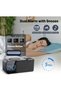 ساعة منبه مع مكبر صوت بلوتوث، شحن لاسلكي، راديو، ساعة منبه رقمية - 5