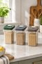 Freshmax Food Storage Container Set of 2, 1.8 Liter, with Pouring Spout, Legume Pasta Container, Transparent - 3