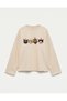 Oversize 100% Cotton 3 Thread Sweatshirt - Pawty Time