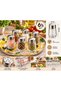 6-Piece Glass Salt and Spice Shaker Set |   Mini Salt and Pepper Shaker with Metal Lid
