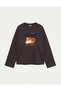Oversize 100% Cotton 3 Thread Sweatshirt - Bread