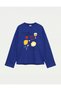 Oversize 100% Cotton 3 Thread Sweatshirt - Orange Pie