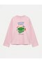 Oversize 100% Cotton 3 Thread Sweatshirt - Grocery Basket