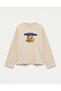 Oversize 100% Cotton 3 Thread Sweatshirt - Pancake
