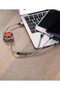 كابل USB قابل للسحب 3 في 1 من نوع C ومايكرو USB لهواتف سامسونج جالاكسي S8 / S9 بلس وآيفون - 3