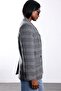 Gray Plaid Pattern Blazer Jacket 03020 - 5