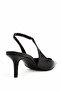 Brown Pointed Toe Slingback 25149 - 2