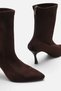 Jenny Women's Pointed Toe Heeled Stretch Boots A036- K1969 - 3