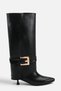 Ary women's bellows short heeled boots a012-k42 - 2