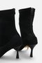 Jenny Women's Pointed Toe Heeled Stretch Boots A036- K1969 - 6