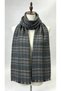 Winter Women's Scottish Patterned Black Plaid Scarf Shoulder Shawl Long - 4