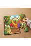 24 Piece Wooden Children's Puzzle with Happy Fruits Design in the Basket
