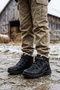 Children's Boots with Fur and Wool, Velcro Fastening, Water and Cold Resistant