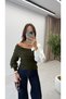 Knitwear Sweater with Collar Shirt Detail - 2